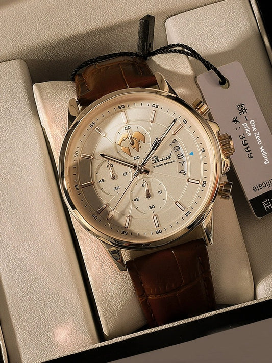 Amani Watch Men's Mechanical Watch Men's Watch Genuine Top Ten Business Brands Mature All-Matching Homebred Wristwatch
