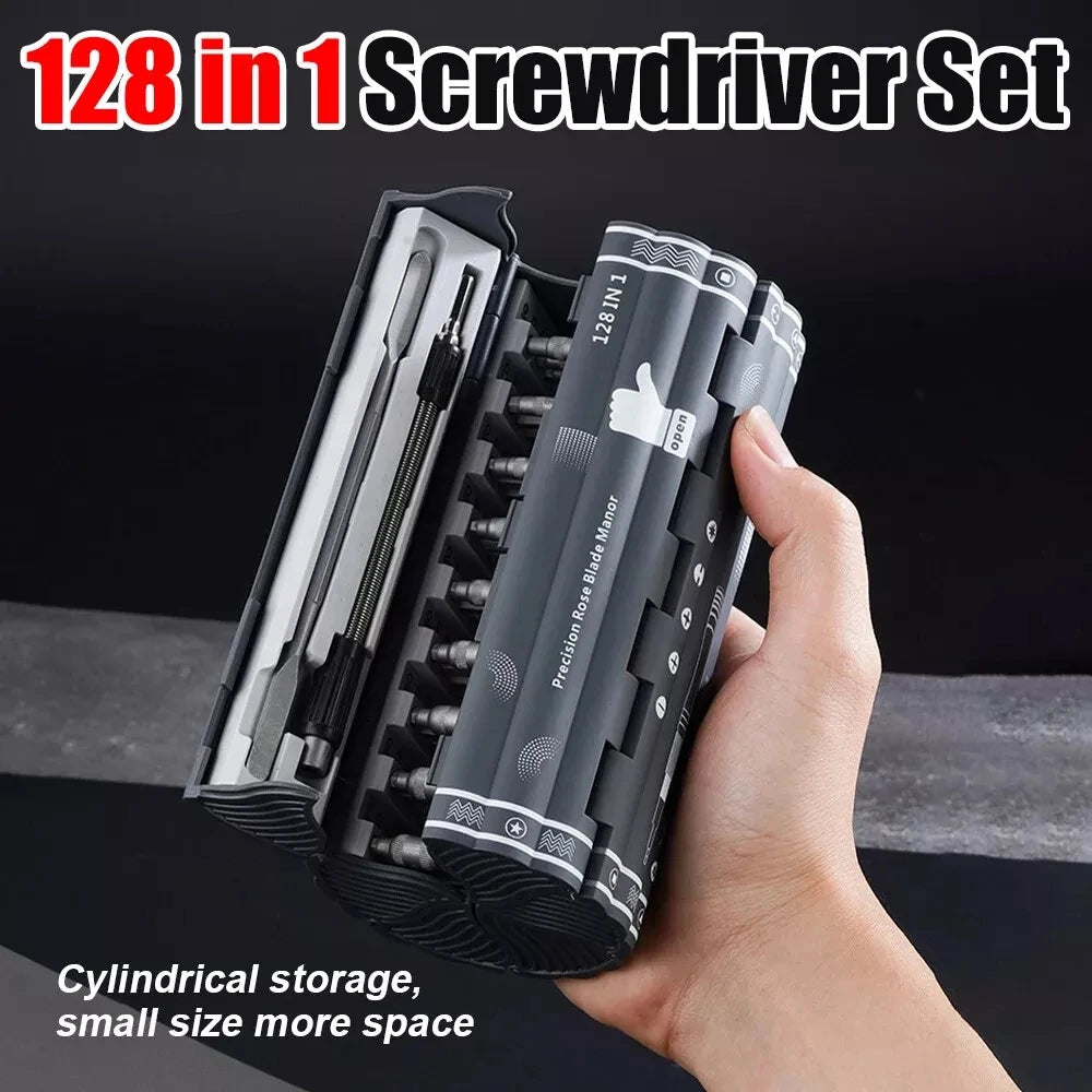 120 in 1 Precision Screwdriver Set, Computer Screwdriver Kit, Professional Magnetic Repair Tool Kit with Home Drill Bits