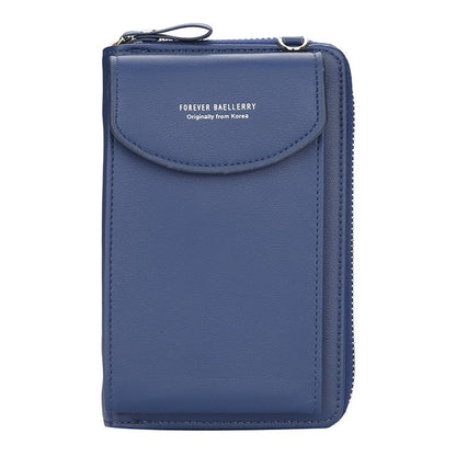 Cartera Baellerry 2021 para mujer, cartera para teléfono móvil, tarjetero grande, cartera, bolso de mano, cartera tipo mensajero, bandolera