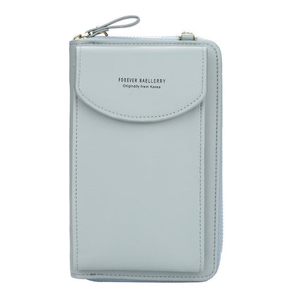 Cartera Baellerry 2021 para mujer, cartera para teléfono móvil, tarjetero grande, cartera, bolso de mano, cartera tipo mensajero, bandolera
