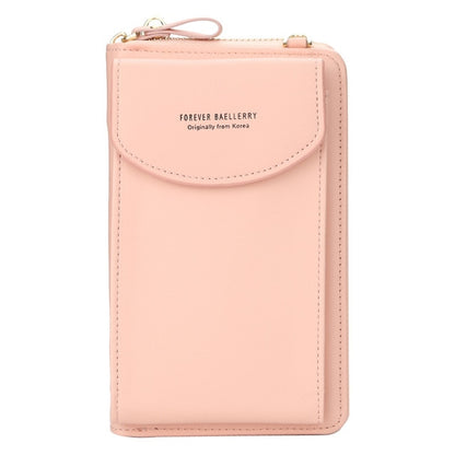 Cartera Baellerry 2021 para mujer, cartera para teléfono móvil, tarjetero grande, cartera, bolso de mano, cartera tipo mensajero, bandolera